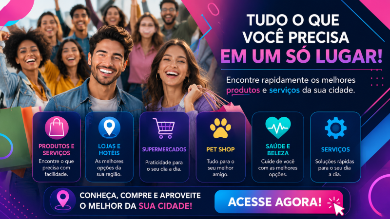 TUDO O QUE VOCÊ PRECISA EM UM SÓ LUGAR!