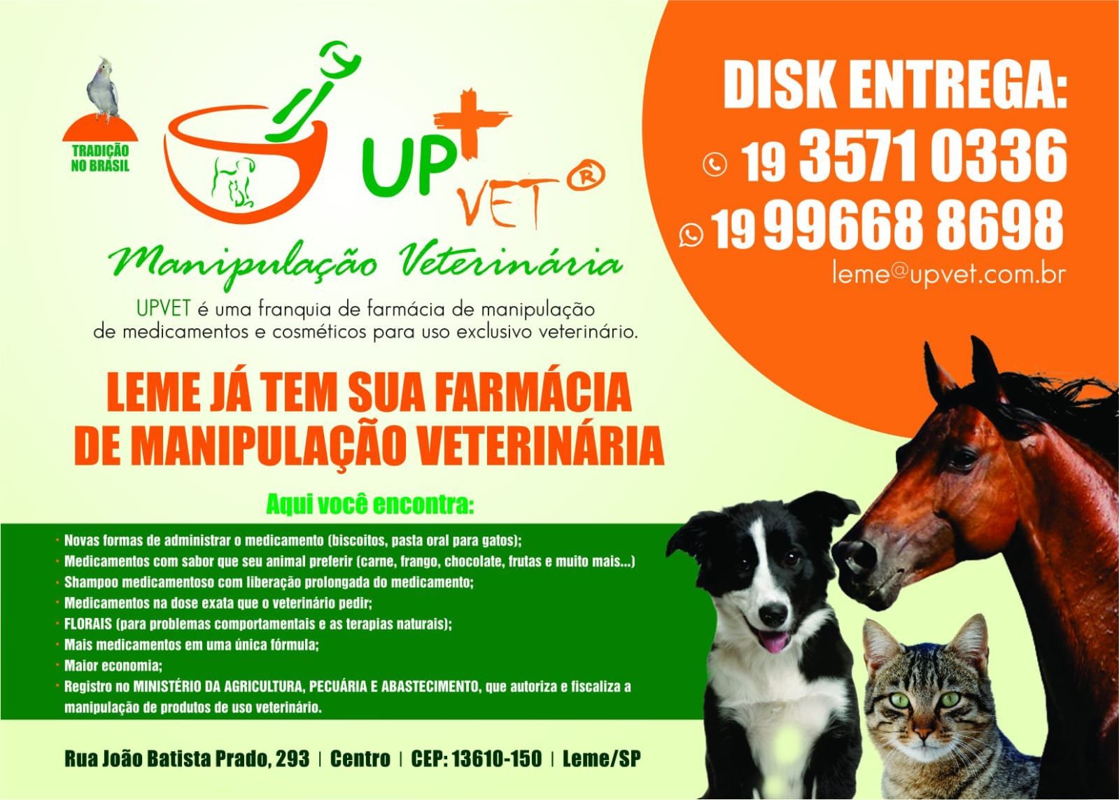 UP VET Manipulação Veterinária